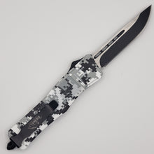 Load image into Gallery viewer, Large Denali CAMO OTF knife, 9.5 inches open