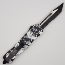 Load image into Gallery viewer, Large Denali CAMO OTF knife, 9.5 inches open