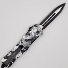Load image into Gallery viewer, Large Denali CAMO OTF knife, 9.5 inches open