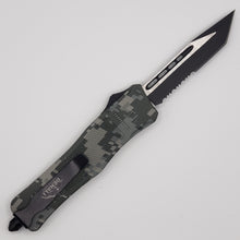 Load image into Gallery viewer, Large Denali CAMO OTF knife, 9.5 inches open
