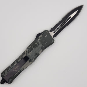 Large Denali CAMO OTF knife, 9.5 inches open