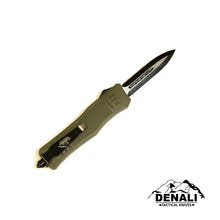 Load image into Gallery viewer, Large Denali Cerakote OTF knife, 9.5 inches open