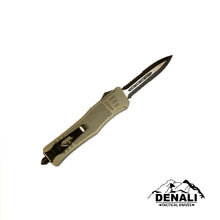 Load image into Gallery viewer, Medium Denali OTF knife MILITARY COLORS, 8.25 inches open

