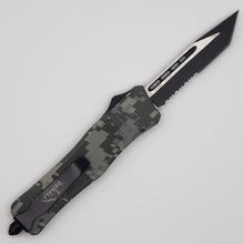 Load image into Gallery viewer, Large Denali CAMO OTF knife, 9.5 inches open
