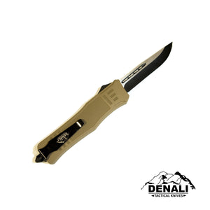 Medium Denali OTF knife MILITARY COLORS, 8.25 inches open
